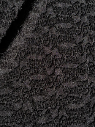 PALOMA BIKINI TOP BLACK TOWELLING bikini top 