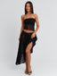 XIMENA TOP BLACK Crop Top 