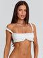 YASMINE TOP WHITE Crop Top 