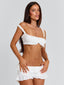 YASMINE TOP WHITE Crop Top 