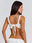 YASMINE TOP WHITE Crop Top 