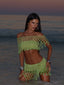 YVON MINI SKIRT GREEN Mini Skirt 