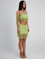 YVON MINI SKIRT GREEN Mini Skirt 