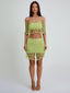 YVON MINI SKIRT GREEN Mini Skirt 