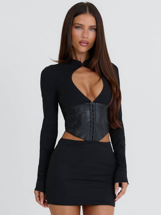 ZAINA MINI DRESS BLACK Mini Dress 