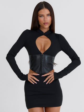 ZAINA MINI DRESS BLACK Mini Dress 