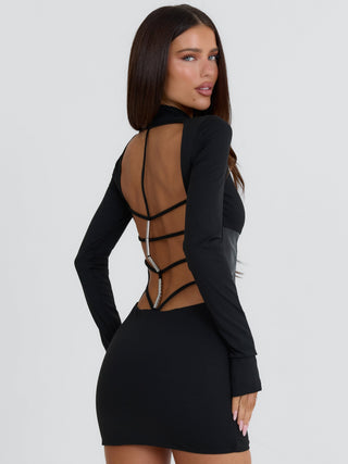 ZAINA MINI DRESS BLACK Mini Dress 