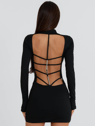 ZAINA MINI DRESS BLACK Mini Dress 