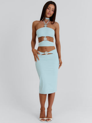 ZANIAH MIDI SKIRT MINT Midi Skirt 