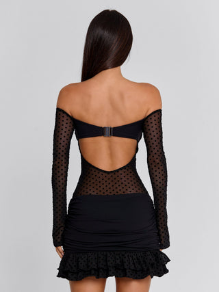 ZENYA MINI DRESS BLACK Mini Dress 