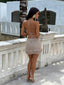 ZEPHYRINE MINI DRESS GOLD Mini Dress 