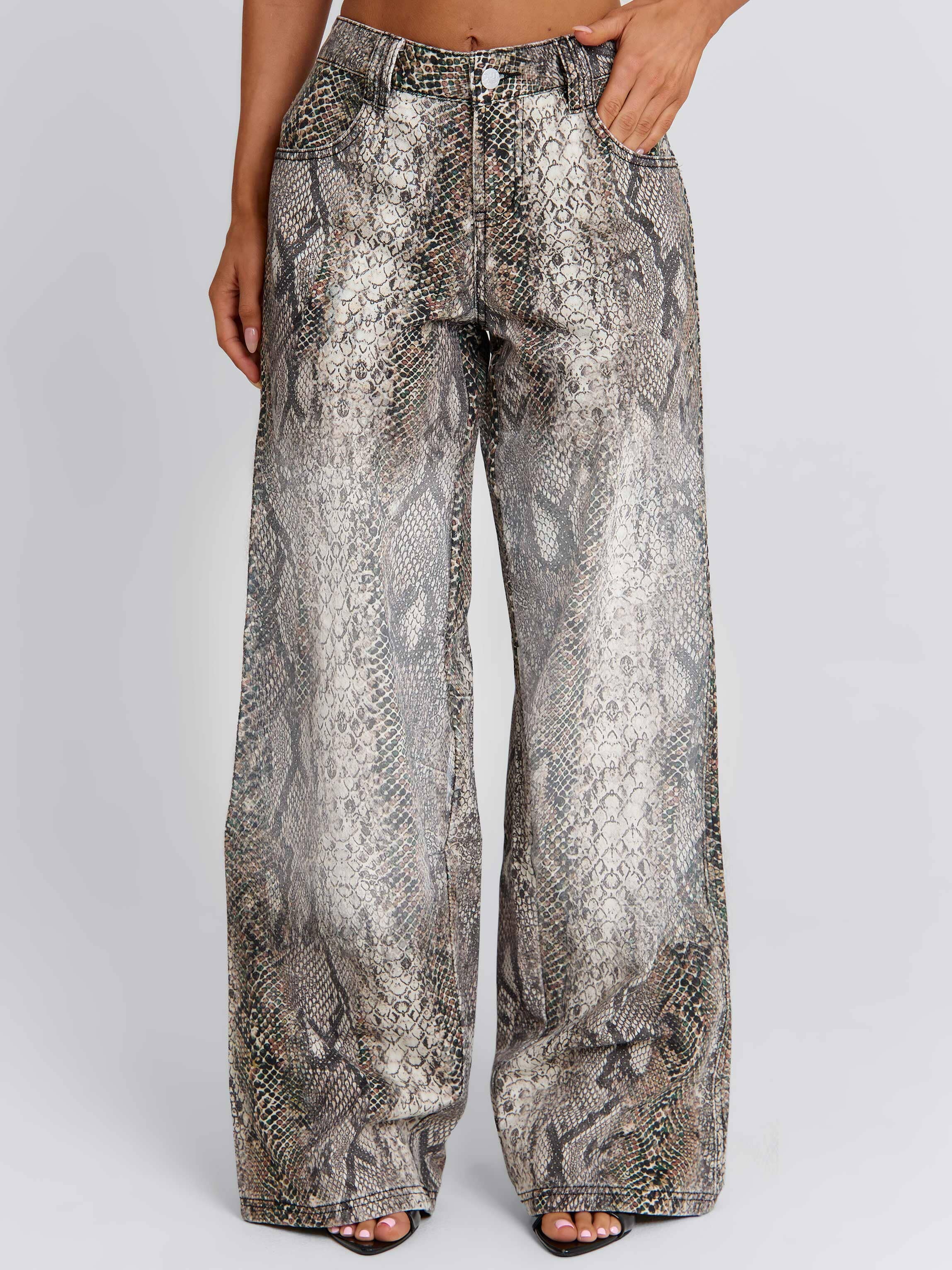 Zeriah Pants Snake Print | Outcast US – Outcast USA