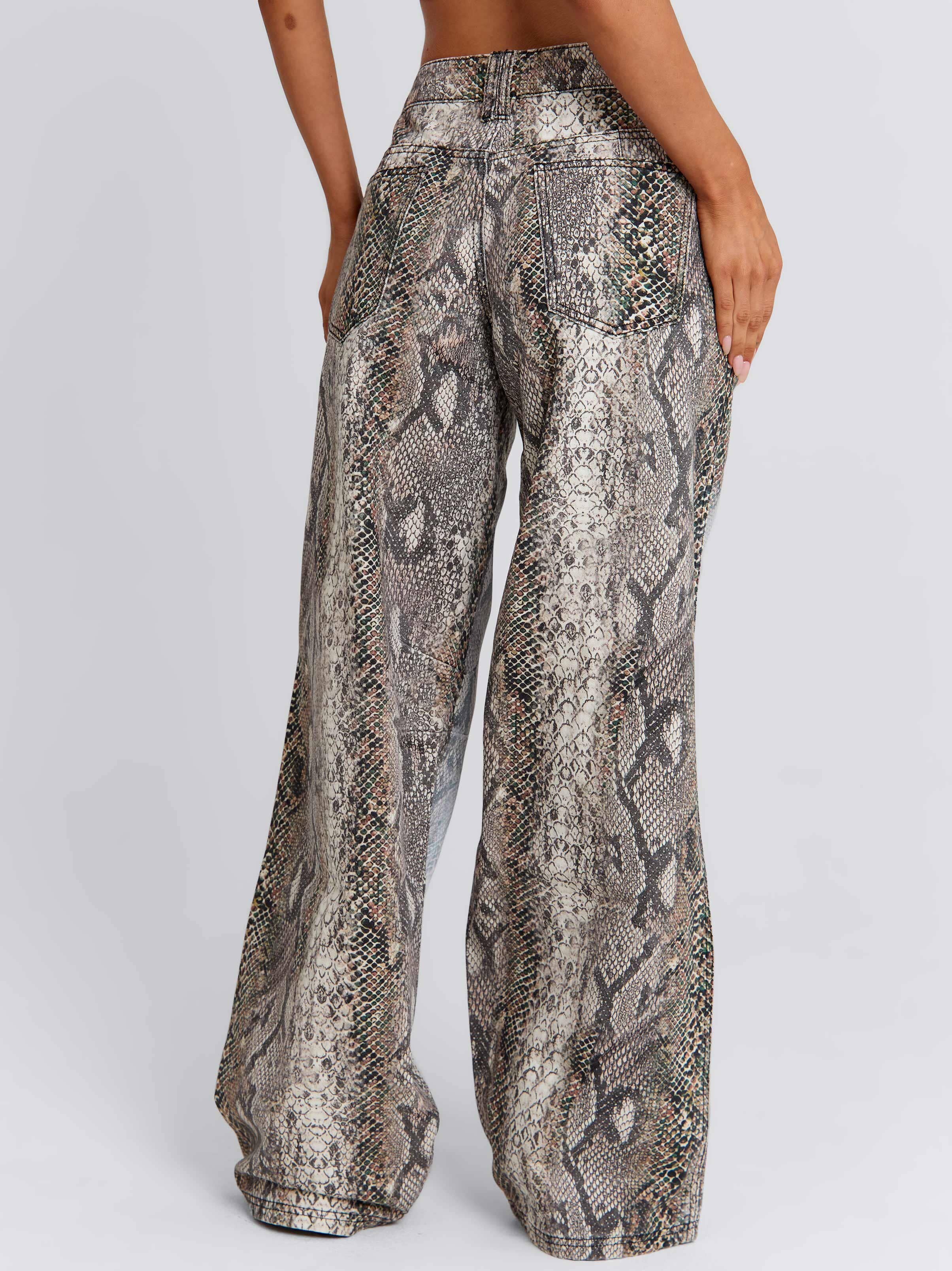 Zeriah Pants Snake Print | Outcast US – Outcast USA