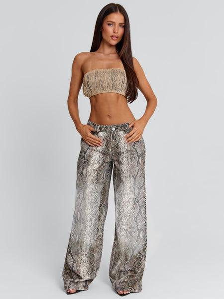 Zeriah Pants Snake Print | Outcast US – Outcast USA