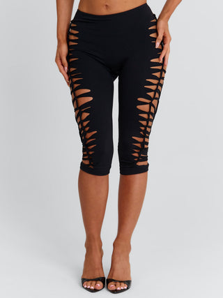 ZHERA CAPRI PANTS BLACK Pants 