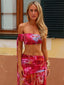 ZIANA TOP CRIMSON LILY