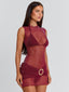 ZIANE MINI DRESS BURGUNDY Mini Dress 