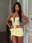ZINAI MINI DRESS LEMON Mini Dress 