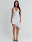 ZIVA MINI DRESS WHITE POLKA DOT Mini Dress 