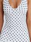 ZIVA MINI DRESS WHITE POLKA DOT Mini Dress 