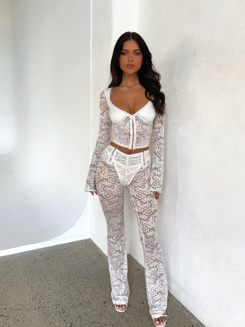 ELENA PANT WHITE Pants 