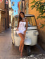 LUCIE MINI DRESS BRIGHT WHITE Mini Dress 