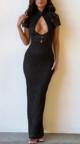 KORA MAXI DRESS BLACK