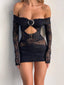 VAIN MINI DRESS BLACK Mini Dress 
