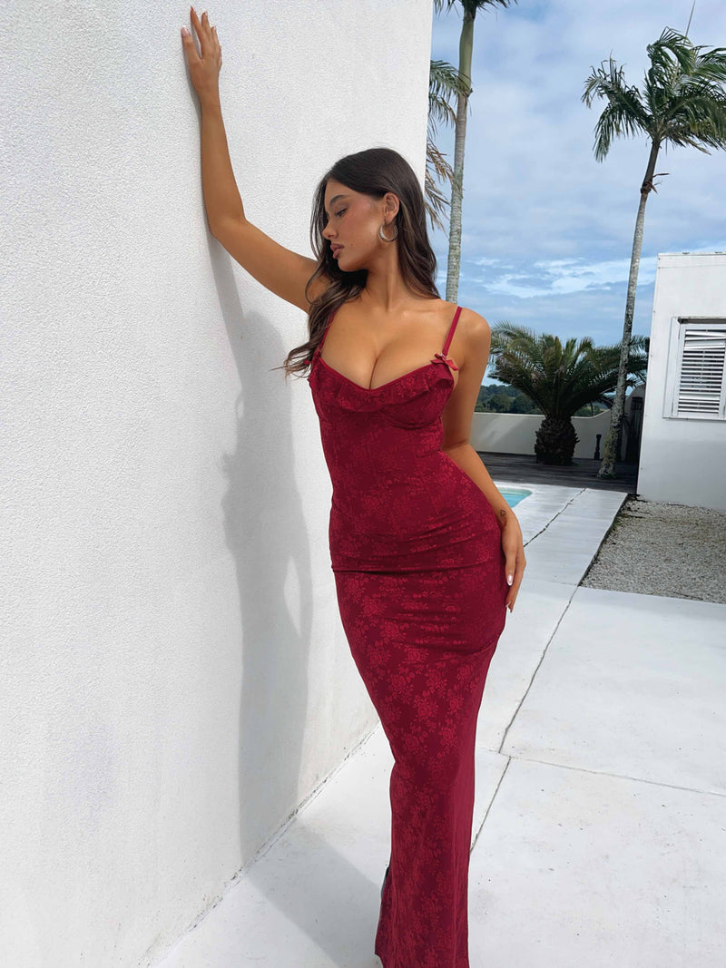 DYLAN MAXI DRESS RED Maxi Dress 